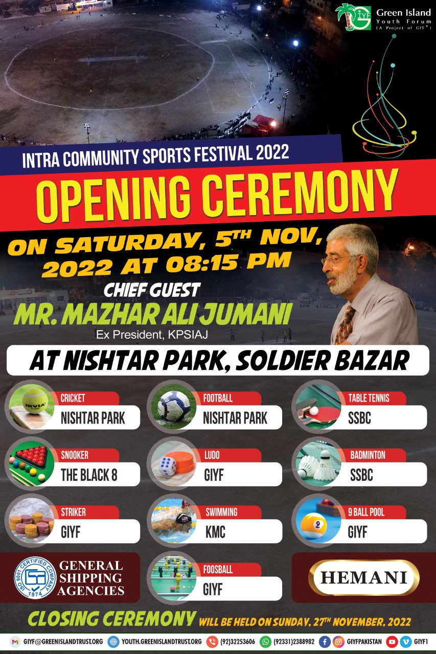 Opening Ceremony of Intra Community Sports Festival 2022