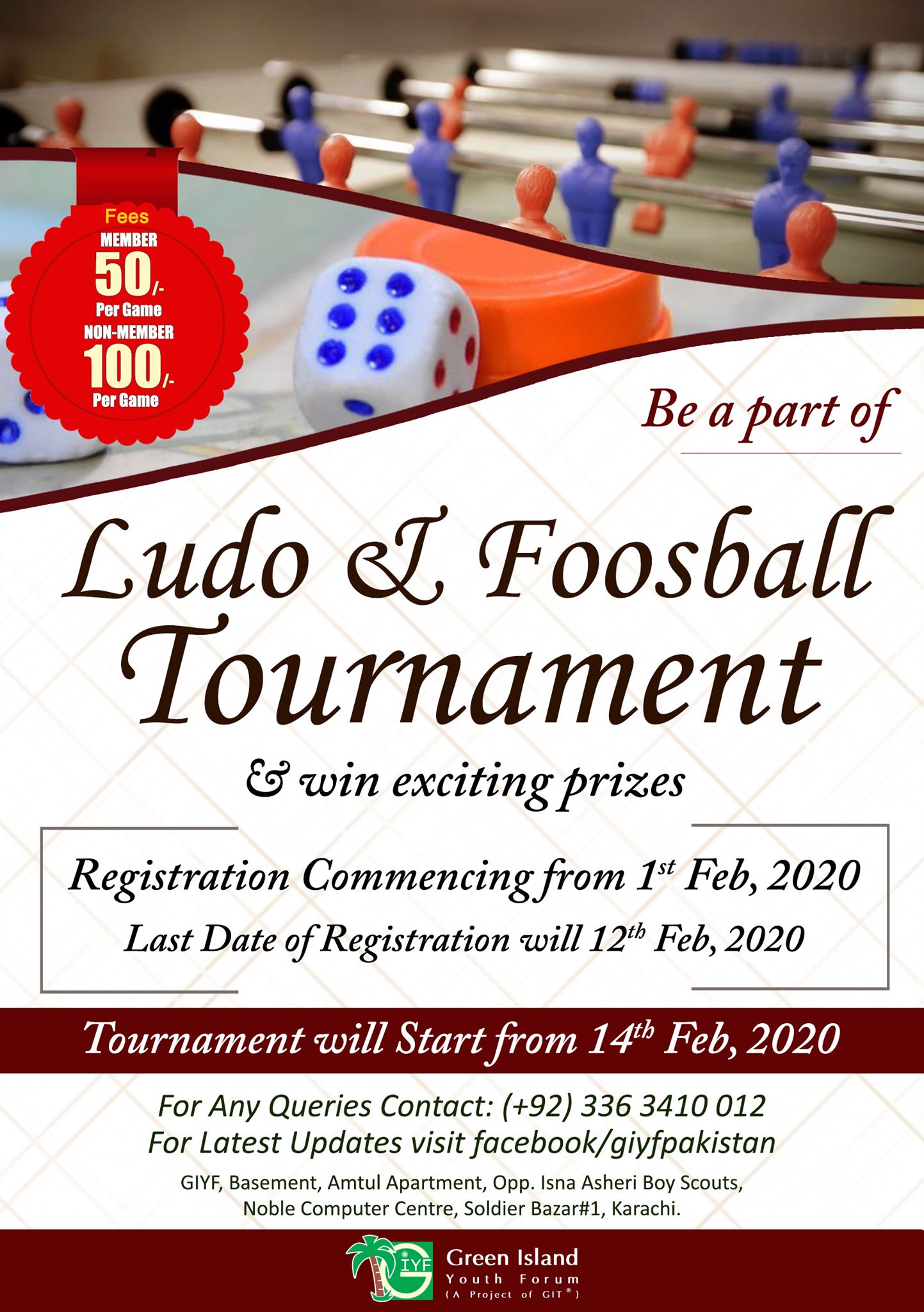 Ludo & Foosball Tournament