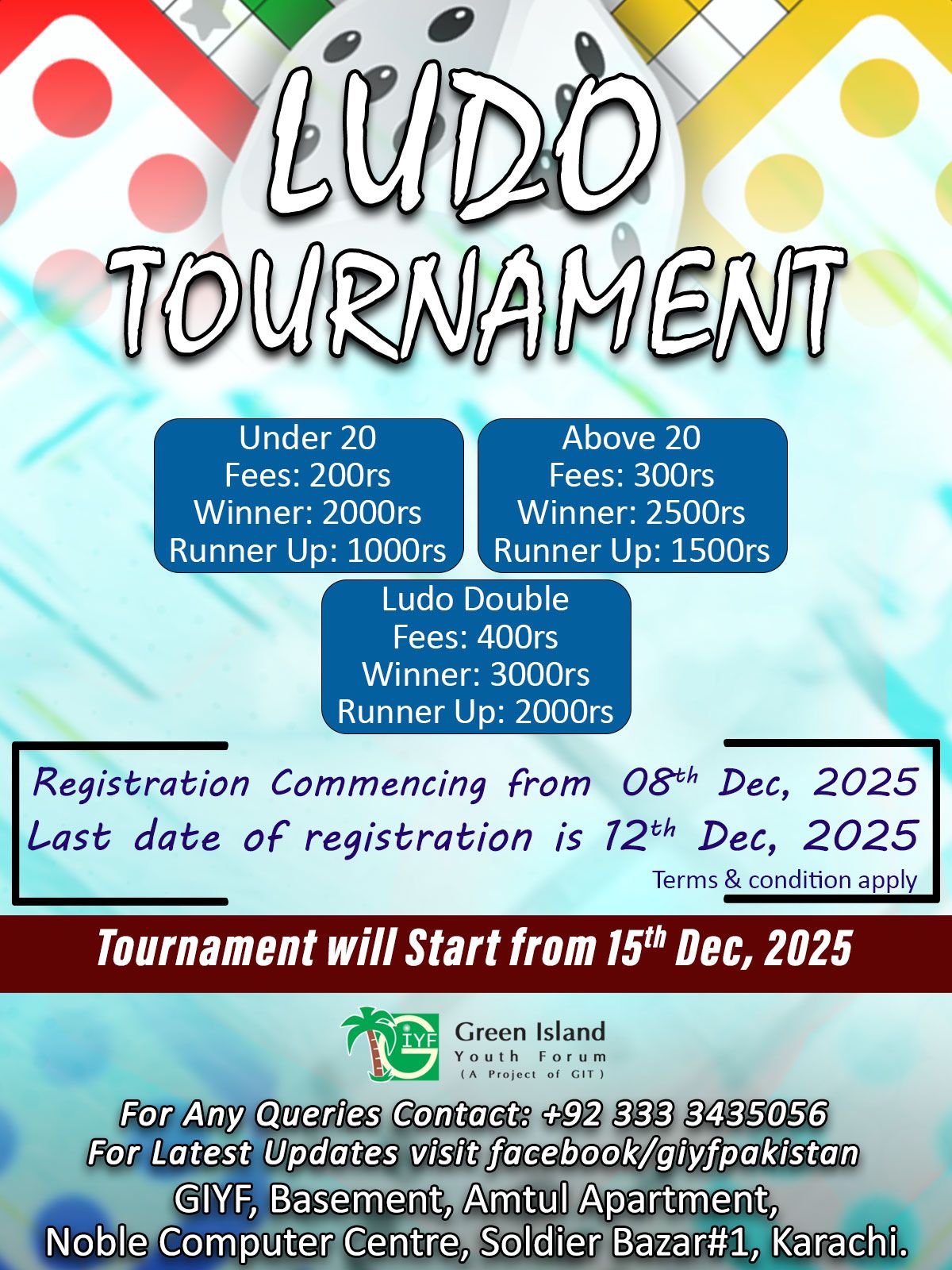 Ludo Tournament December 2025