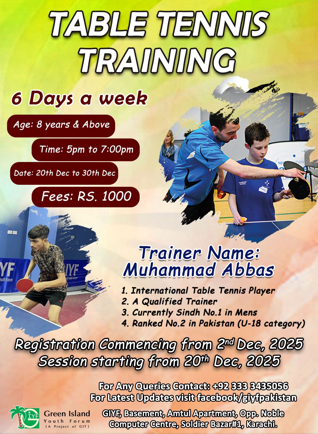 Table Tennis Training