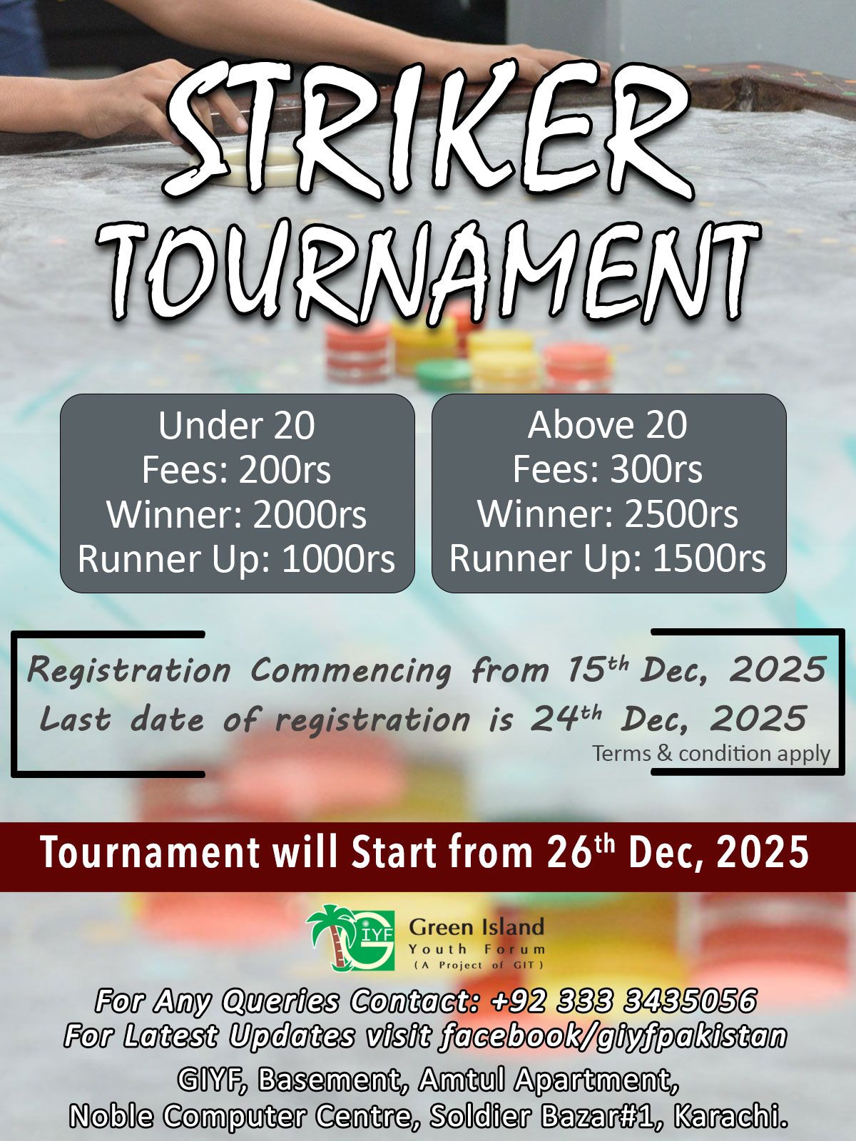 Striker Tournament December 2025