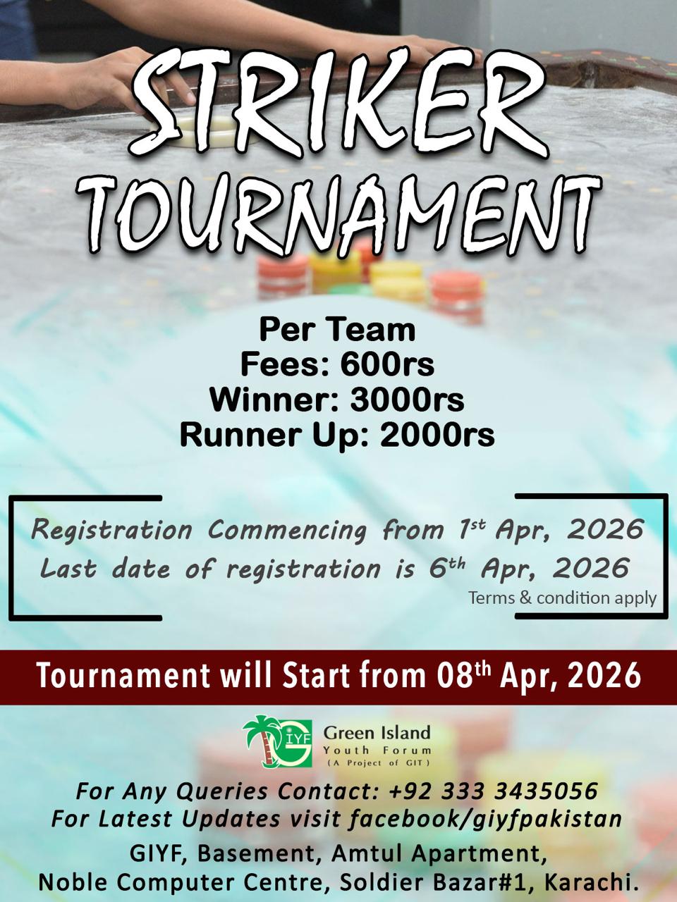 Striker Tournament April 2026